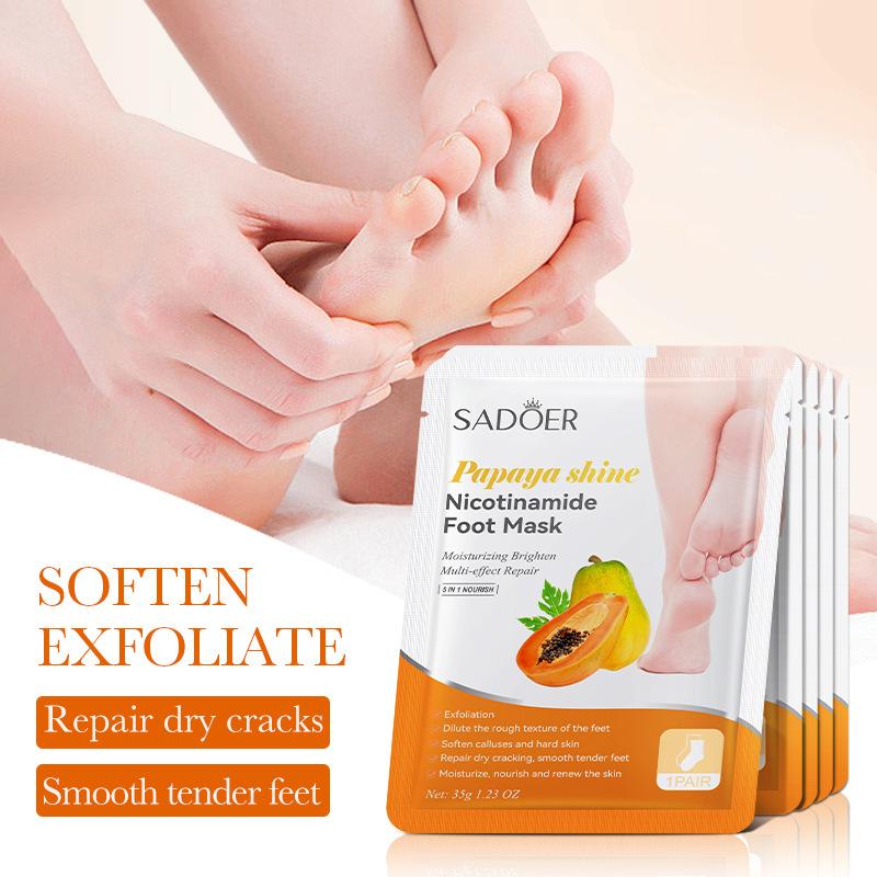 1 Para Masek do Stóp SADOER z  – Foot Mask Peeling recenzja i cena