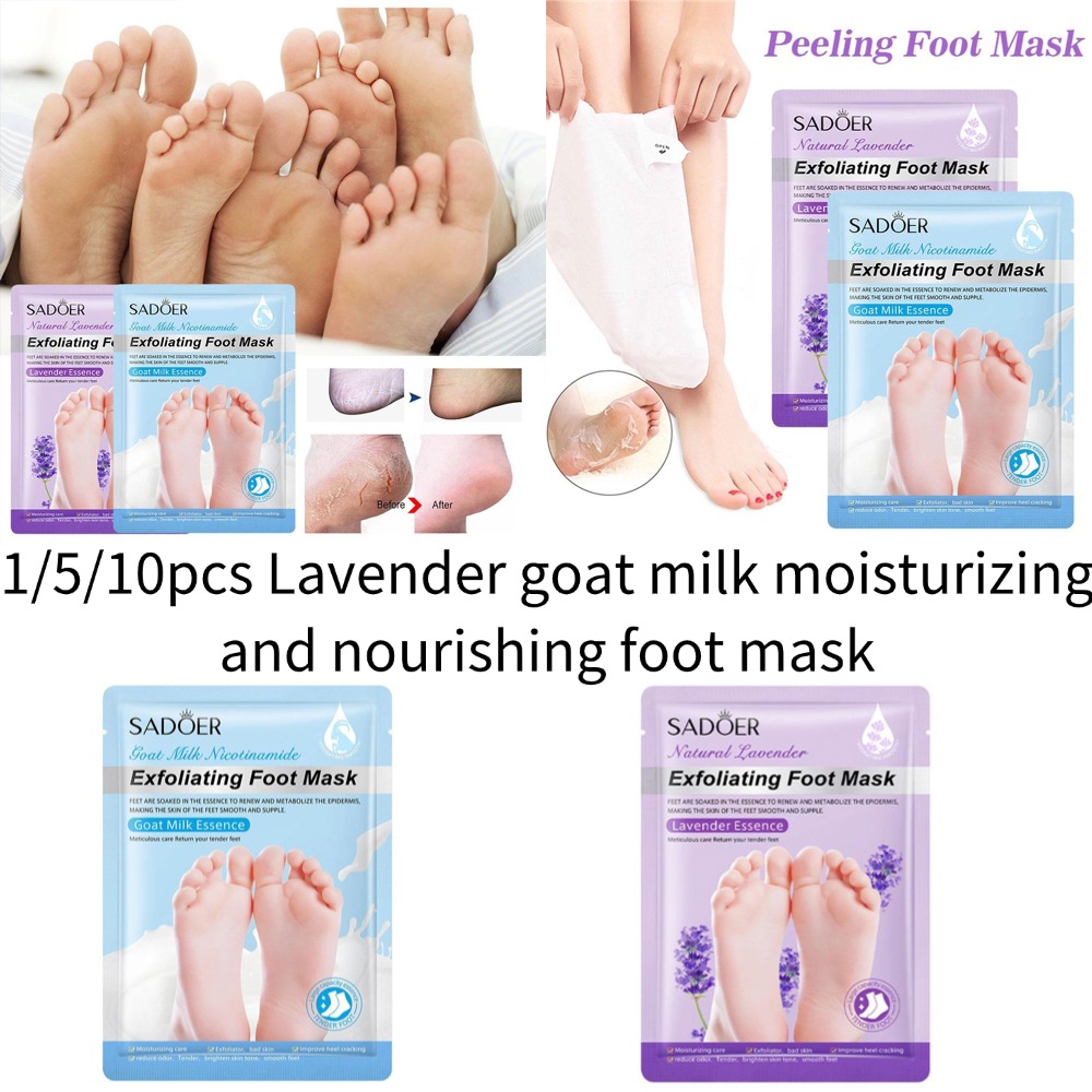 1/5/10 szt. SADOER Lawendowa M – Foot Mask Peeling recenzja i cena