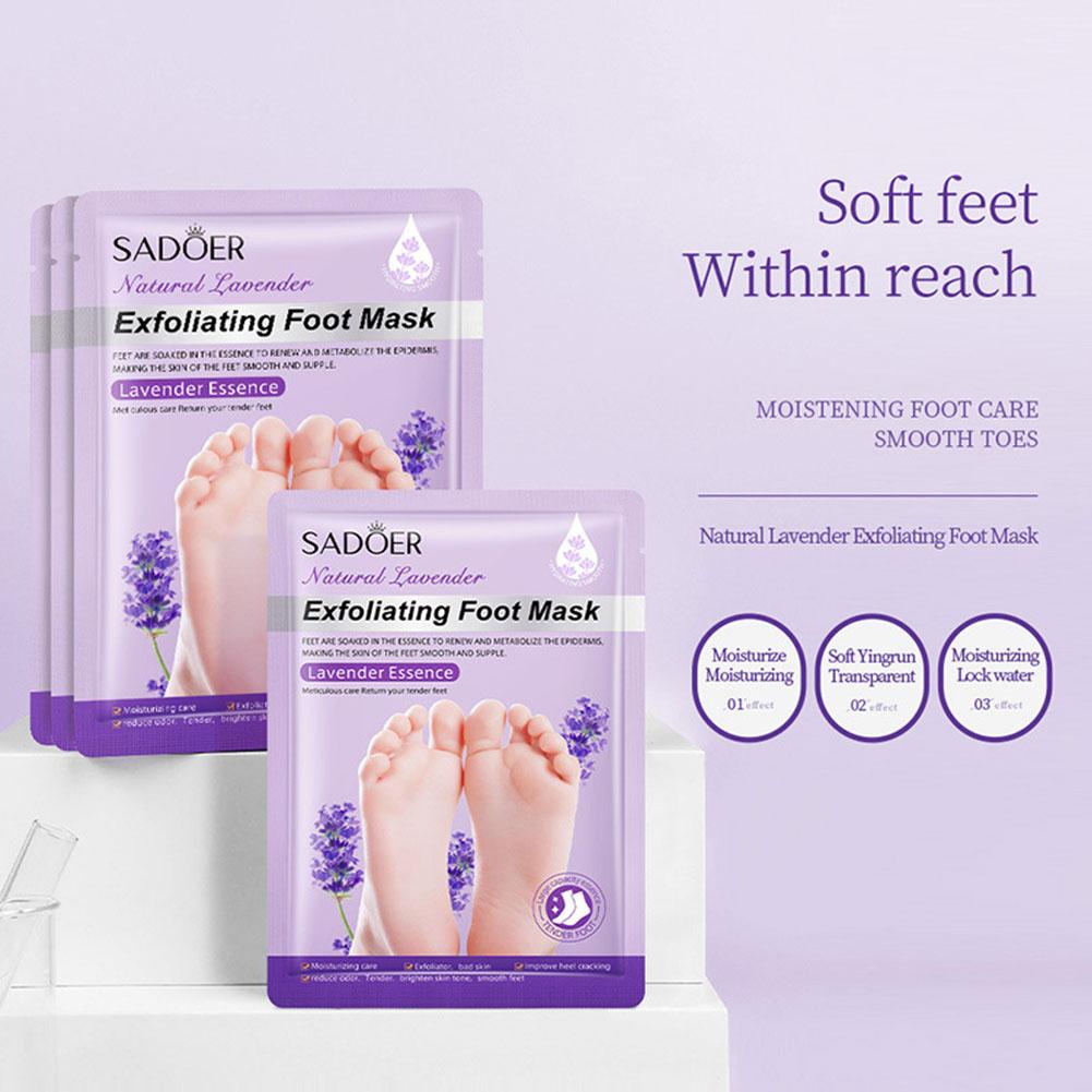 1/5/10 szt. SADOER Lawendowa M – Foot Mask Peeling recenzja i cena