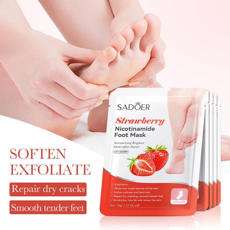 1 Para Masek do Stóp SADOER z  – Foot Mask Peeling recenzja i cena