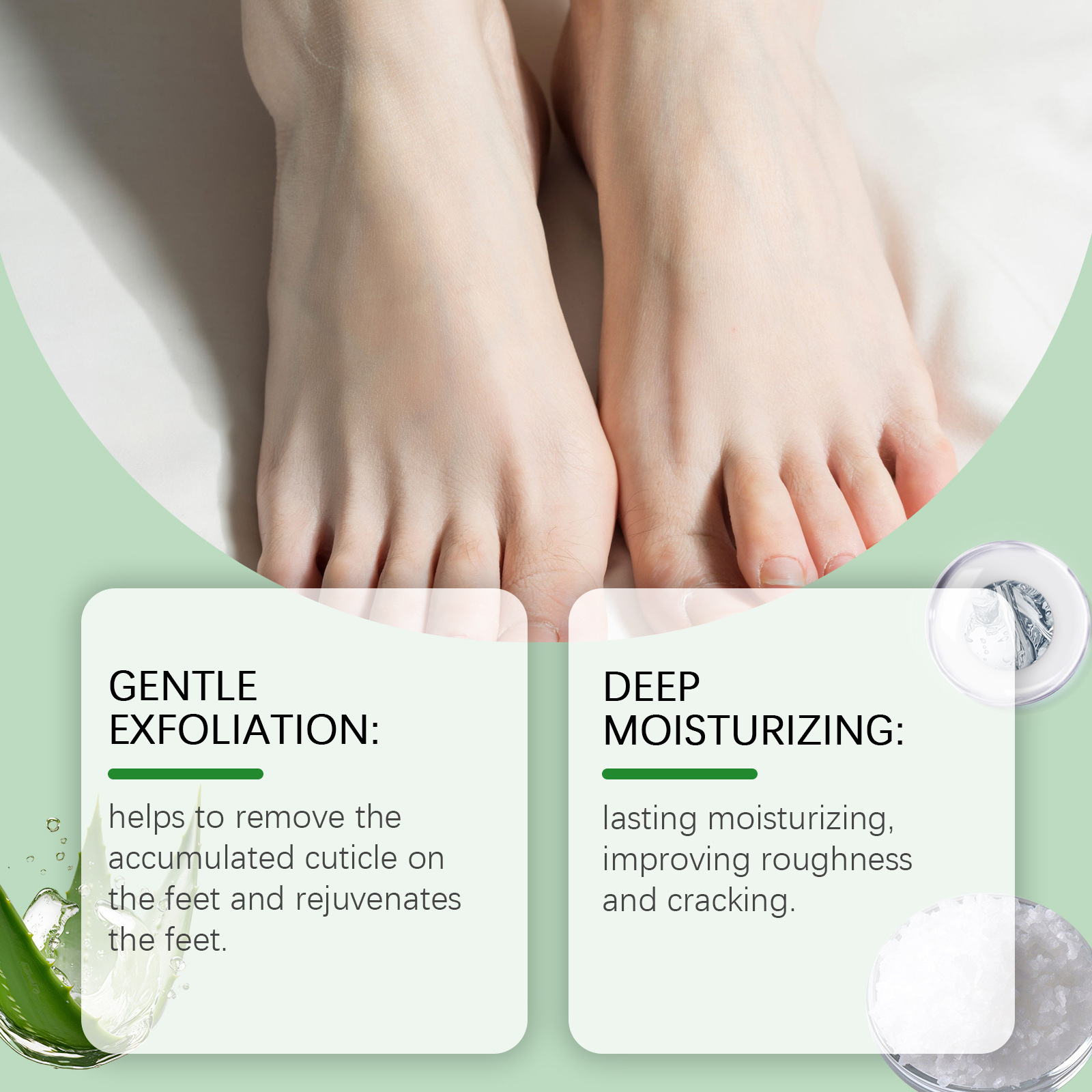 5 SZTUK Kokosowa Maska do Stóp – Foot Mask Peeling recenzja i cena